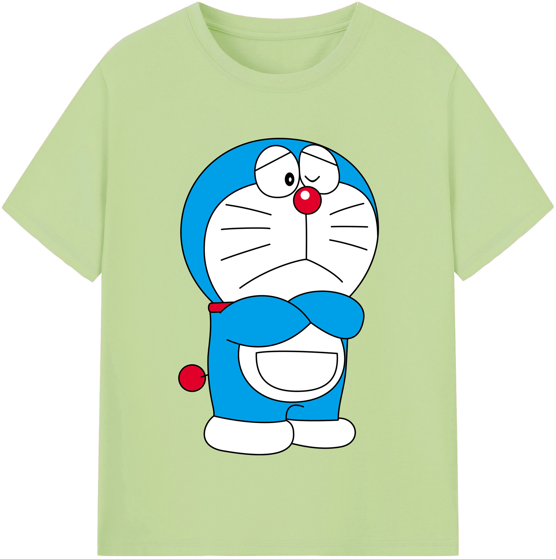 （画像用） ドラえもん Doraemon 綿100％半袖Tシャツ（フロントプリント）
